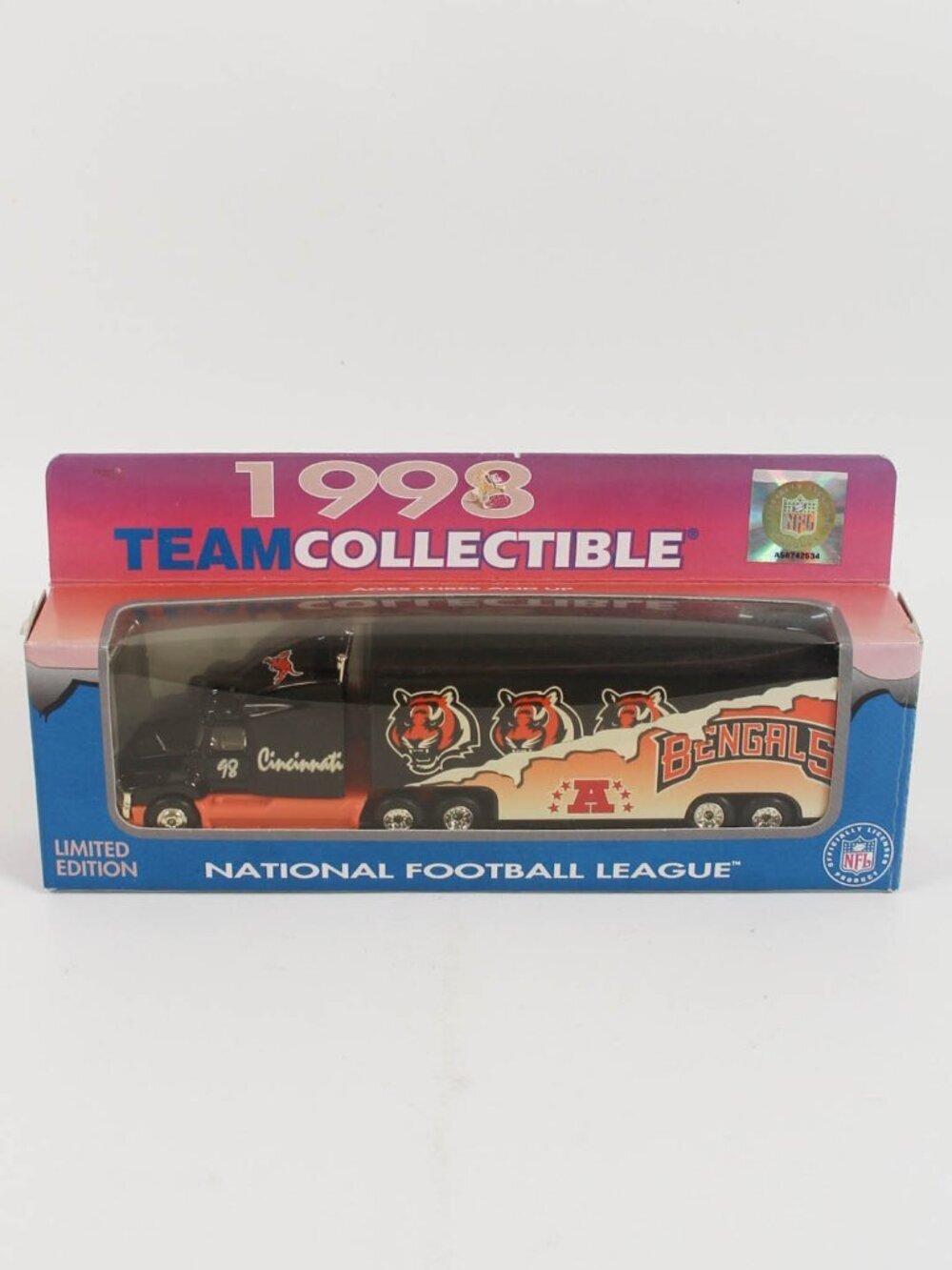 Vintage 1998 Cincinnati Bengals NFL Team Collectible Semi Truck